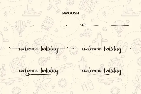 Welcome Holiday Demo font