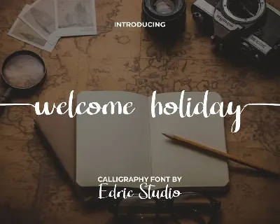 Welcome Holiday Demo font