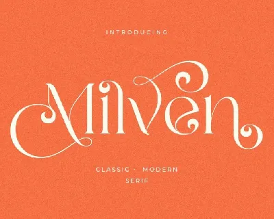 Milven font