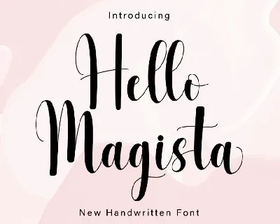 Hello Magista font