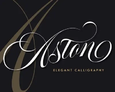Aston Script font