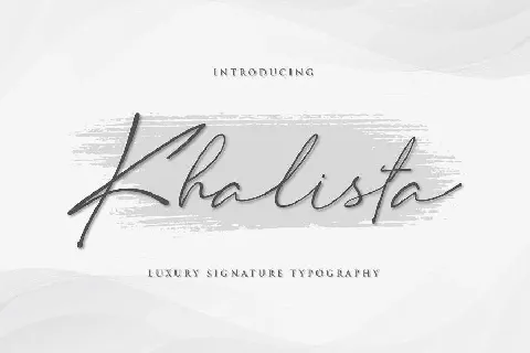 Khalista font