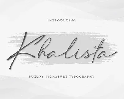 Khalista font