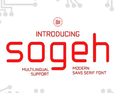 Sogeh font