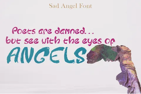Sad Angel Demo font