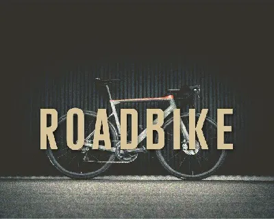 Roadbike font