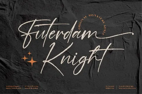 Futerdam Knight font