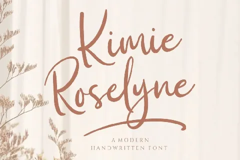 Kimie Roselyne font