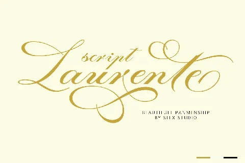 Laurente Script font