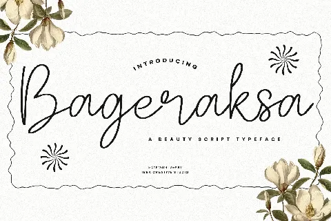 Bageraksa Personal Use font