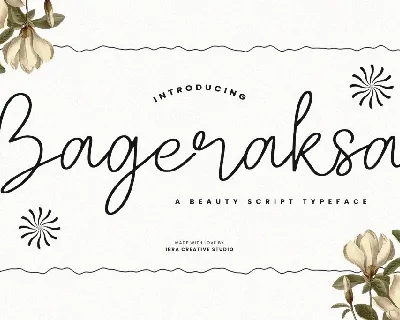 Bageraksa Personal Use font