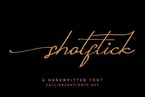 Shotflick Demo font