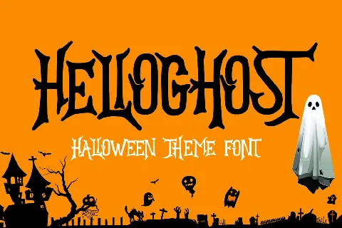 HELLOGHOST font