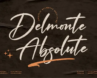 Delmonte Absolute font