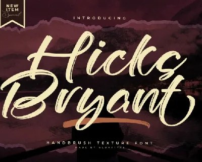 Hicks Bryant font