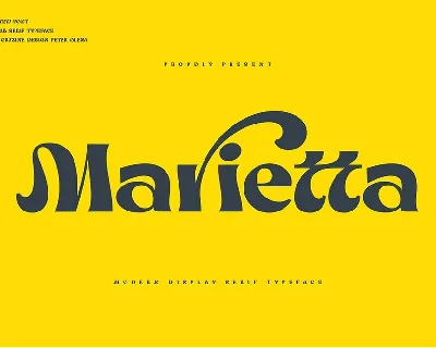 Marietta font