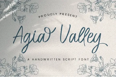 Agia Valley font