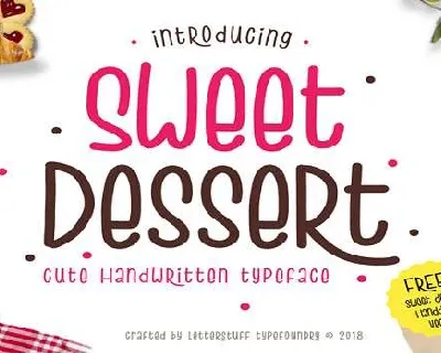 Sweet Dessert font