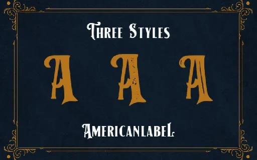 American Typeface font