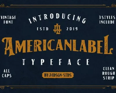 American Typeface font