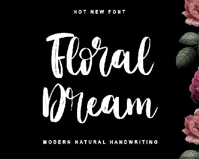 Floral Dream - personal use font