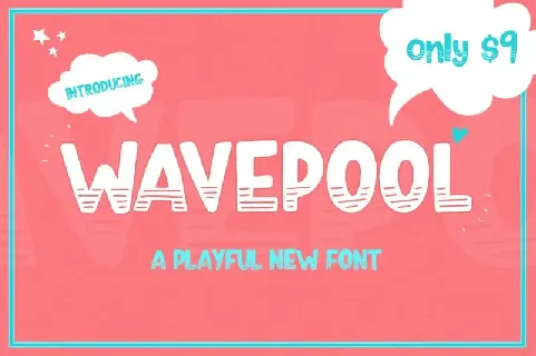 Wavepool font