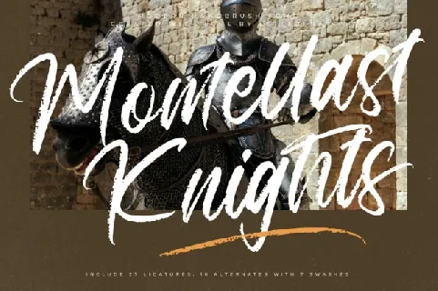 Montellast Knights font