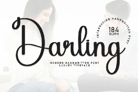 Darling Script font