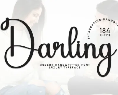 Darling Script font