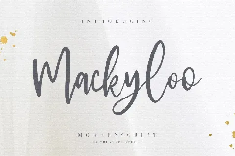 Mackyloo font