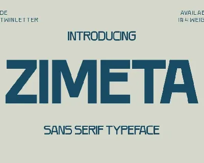 ZIMETA font