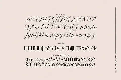 MOONCLAW Starplume Free Trial font