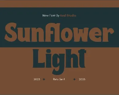 Sunflower Light font