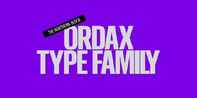 Ordax Family font