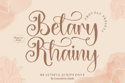 Belary Rhainy font