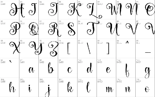 Belary Rhainy font