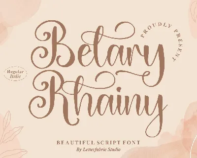 Belary Rhainy font