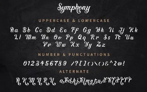 Symphony font