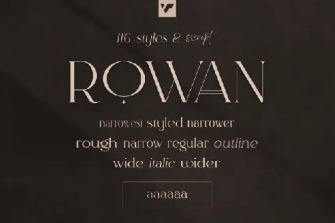 Rowan Typeface font