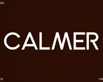 Calmer Family font