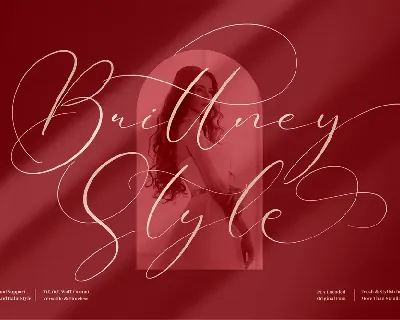 Brittney Style font