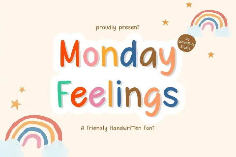 Monday Feelings font