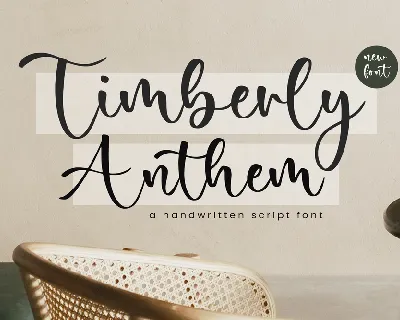 Timberly Anthem font