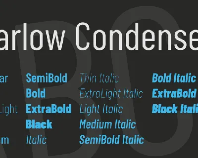 Barlow Condensed font