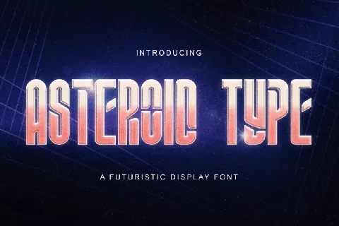 Asteroid Type font