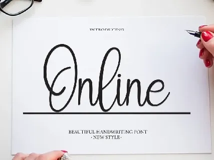 Online font