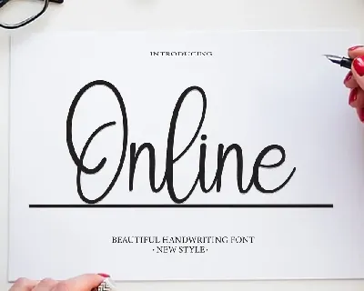 Online font