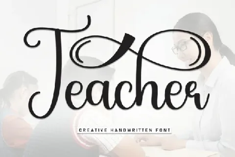 Teacher Script font