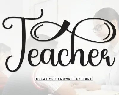 Teacher Script font