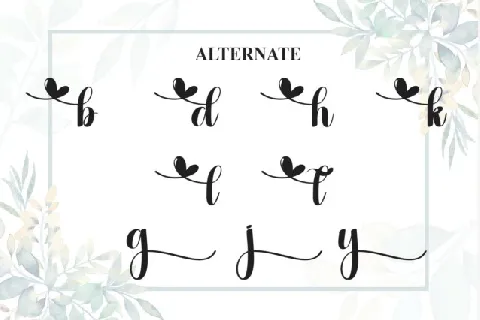 Angelina Script font